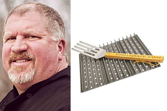 John Wheeler and the grill grates.